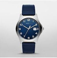 Horlogeband Marc by Marc Jacobs MJ8670 Leder Blauw 22mm - thumbnail