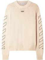 Off-White pull Diag Arrows - Tons neutres - thumbnail