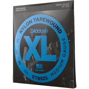 D'Addario ETB92S Nylon Tapewound Medium 50-105 snaren voor elektrische bas