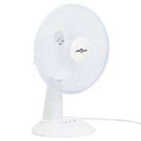 VidaXL Tafelventilator 3 snelheden 40 W 30 cm wit