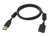 Vision TC-2MUSBEXT-BL USB-kabel 2 m USB A Zwart