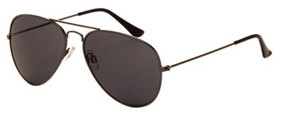Az Eyewear Icons Piloten Aviator Zonnebril Zwart/Grijs