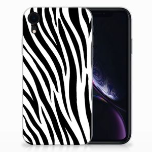 Apple iPhone Xr TPU Hoesje Zebra