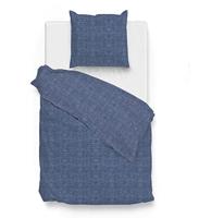 Zo!Home Dekbedovertrek Lino 140 Urban Blue