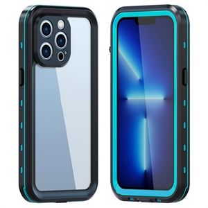 Redpepper Dot+ iPhone 13 Pro Waterdicht Hoesje - IP68 - Blauw / Zwart