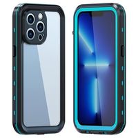 Redpepper Dot+ iPhone 13 Pro Waterdicht Hoesje - IP68 - Blauw / Zwart - thumbnail