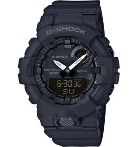 Casio GBA-800-1AER Horloge Kwarts (l x b x h) 54.1 x 48.6 x 15.5 mm Zwart Materiaal (behuizing): Hars Materiaal (armband): Hars