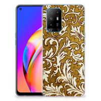 Siliconen Hoesje OPPO A94 5G | Reno5 Z Barok Goud - thumbnail