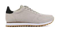 Woden Dames Sneakers in Stof (Beige)