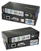 LINDY 39378 Cat.5 KVM Extender Combo 300, PS/2, USB & VGA