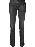 DSQUARED2 jean à coupe droite - Noir