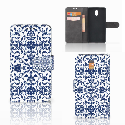 Nokia 3 Hoesje Flower Blue