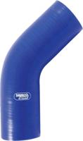 Samco Sport siliconen slang lucht/water Ø83mm 125mm 45° blauw