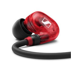 Sennheiser IE 100 PRO Hoofdtelefoons Bedraad In-ear Muziek Rood, Doorschijnend