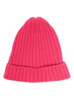 Fedeli bonnet en cachemire à design nervuré - Rose