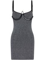 Dion Lee robe-bustier à coupe courte - Noir - thumbnail