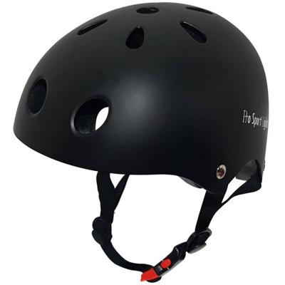 Pro Sport Lights Fietshelm Junior Polystyreen Zwart Maat M