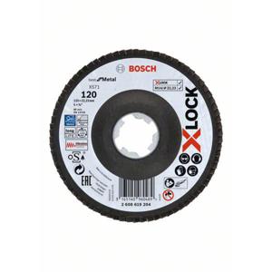 Bosch Accessories 2608619204 X-LOCK Lamellenschuurschijf Diameter 125 mm Boordiameter 22.23 mm 1 stuk(s)