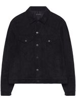 John Elliott veste Thumper en daim - Noir