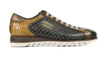 Harris Heren Sneakers in Leder (Groen)
