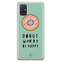 Samsung Galaxy A71 siliconen hoesje - Donut worry