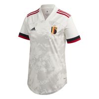 België Shirt Uit 2020-2021 Dames - Maat XL - Kleur: Wit | Soccerfanshop - thumbnail