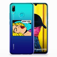 Huawei P Smart 2019 Silicone Back Cover Popart Oh Yes