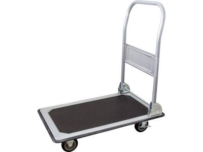 pro-bau-tec® 14020 Plateauwagen Inklapbaar, Afleider Plaatstaal Laadvermogen (max.): 150 kg