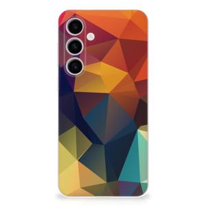 Samsung Galaxy S24 Plus TPU Hoesje Polygon Color