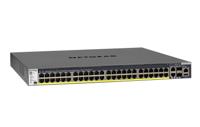 M4300-52G-PoE+ - Switch - L3 - Beheerd - 2 x 10100100010000 + 2 x 10 Gigabit SFP+ + 48 x 101001000 (PoE+) - luchtstroom van voorkant naar achterkant - rack-uitvoering