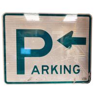 Parking Metalen Straatbord - Origineel - 76 x 62 cm - thumbnail