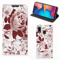 Bookcase Samsung Galaxy A30 Watercolor Flowers - thumbnail