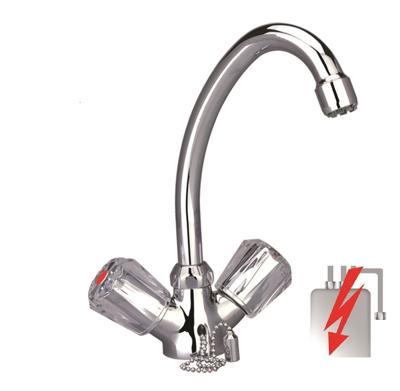 Schutte BRILLANT tweegreepskraan wastafel, lage druk, chroom Schutte BRILLANT tweegreepskraan wastafel, lage druk, chroom