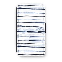 Ink Stripes: iPhone XS Flip Hoesje - thumbnail