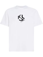 Karl Lagerfeld Jeans monogram-print T-shirt - Blanc