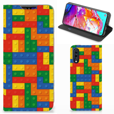 Samsung Galaxy A70 Hoesje met Magneet Blokken