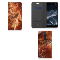 Nokia 5.1 (2018) Standcase Marmer Bruin - thumbnail