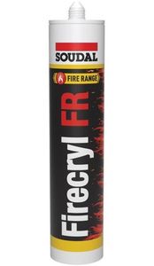 Soudal Firecryl FR | Brandwerende acrylaatkit | Grijs | 310 ml - 107433