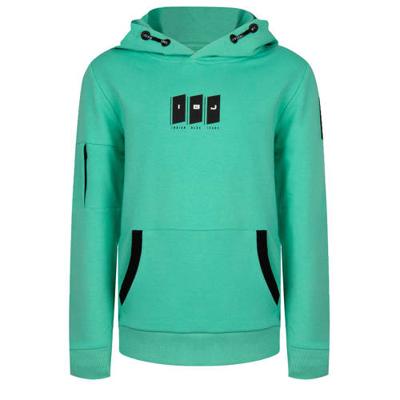 Indian Blue Jeans hoodie met logo groen