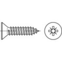 TOOLCRAFT 147772 Verzonken plaatschroeven 6.3 mm 25 mm Kruiskop Pozidriv Staal Galvanisch verzinkt 250 stuk(s) - thumbnail