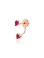 Anita Ko boucle d'oreille Orbit en or rose 18ct ornée de rubis