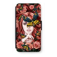 Lady Moth: iPhone 8 Plus Flip Hoesje