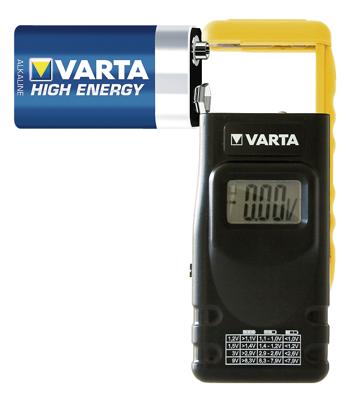 Varta Batterijtester digitaal BATT. TESTER 891 LCD DIGITAL Digitaal 1,2 - 9 V