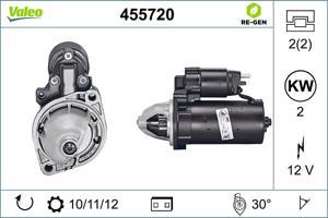 Startmotor / Starter REMANUFACTURED PREMIUM VALEO, Spanning (Volt)12V, u.a. für Mercedes-Benz