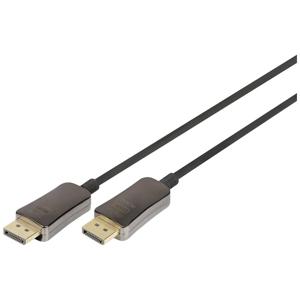 Digitus AK-340107-200-S DisplayPort-kabel DisplayPort / Glasvezel Aansluitkabel DisplayPort-stekker, DisplayPort-stekker 20.00 m Zwart 8K UHD