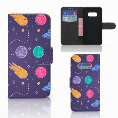 Samsung Galaxy S10e Wallet Case met Pasjes Space Samsung Galaxy S10e Wallet Case met Pasjes Space
