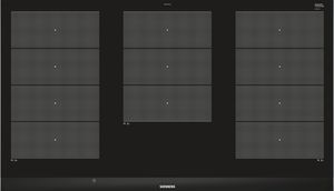 Siemens EX975LXC1E kookplaat Zwart, Roestvrijstaal Ingebouwd Inductiekookplaat zones 5 zone(s)