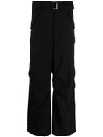 sacai pantalon droit à poches cargo - Noir