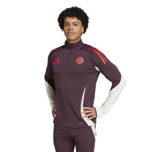 adidas Bayern München Trainingstrui 1/4-Zip 2024-2025 Bordeauxrood Wit Rood