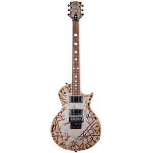 ESP E-II Richard Z Kruspe Signature RZK-II Distressed & Burnt Fluence elektrische gitaar met koffer